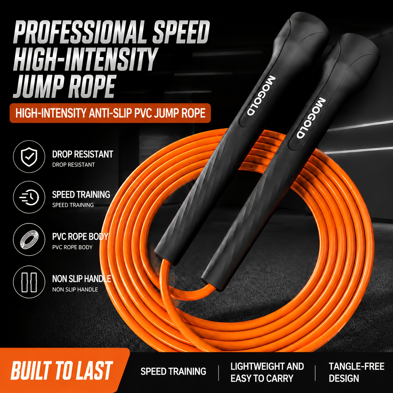 Speed Skipping Rope - Profesjonalna skakanka szybkościowa - Ultralekka lina