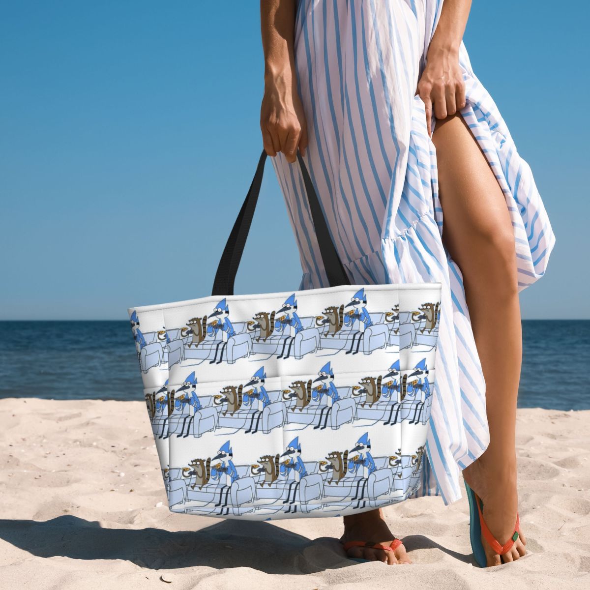 Yoga Fitness Video - Torba plażowa Mordecai i Rigby z