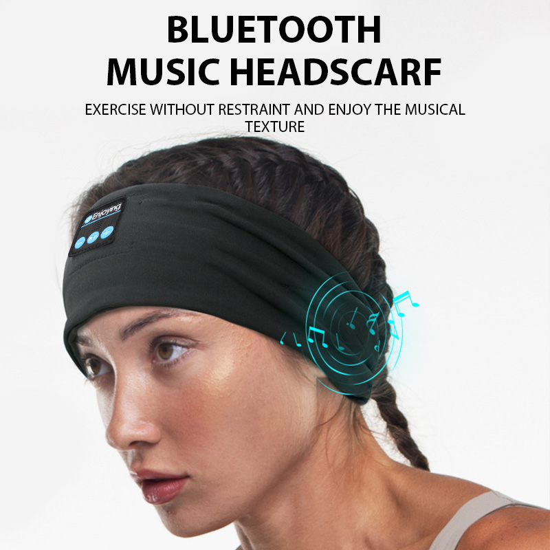 Yoga Fitness Video - Bezprzewodowe słuchawki Bluetooth z pałąkiem na