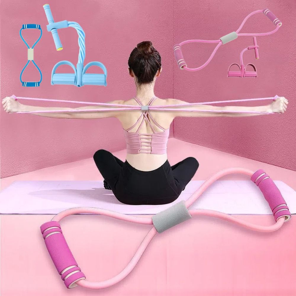 Yoga Pedal Puller Fitness Equipment - Zestaw 6 gum oporowych z piankowymi