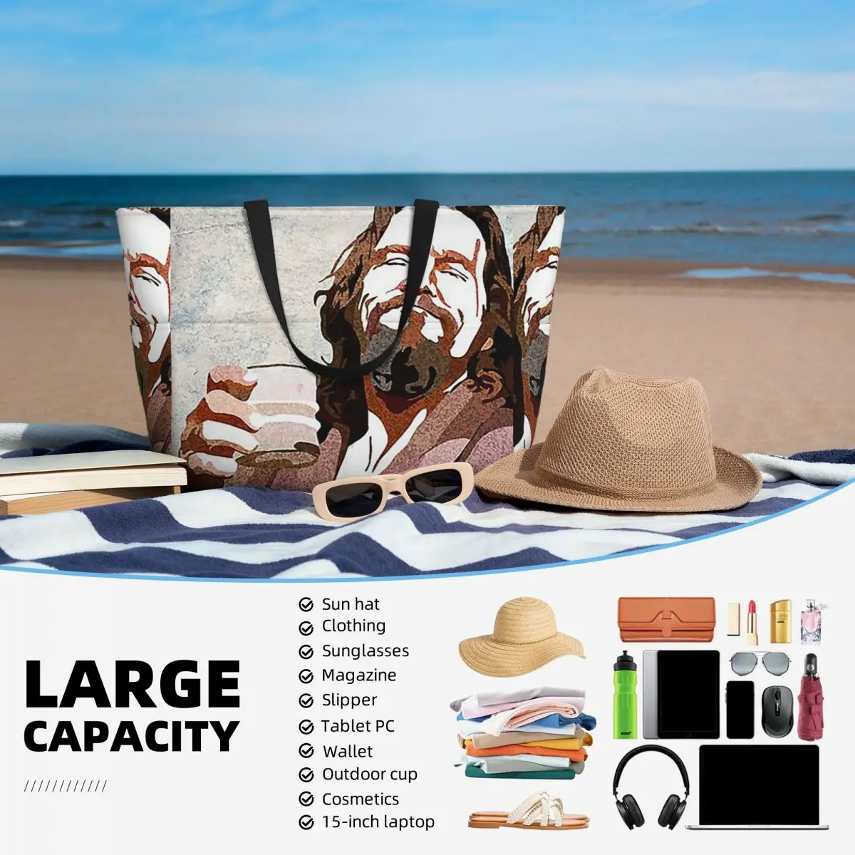 Torba plażowa Big Lebowski Dud – Yoga Fitness Dude recenzja i cena