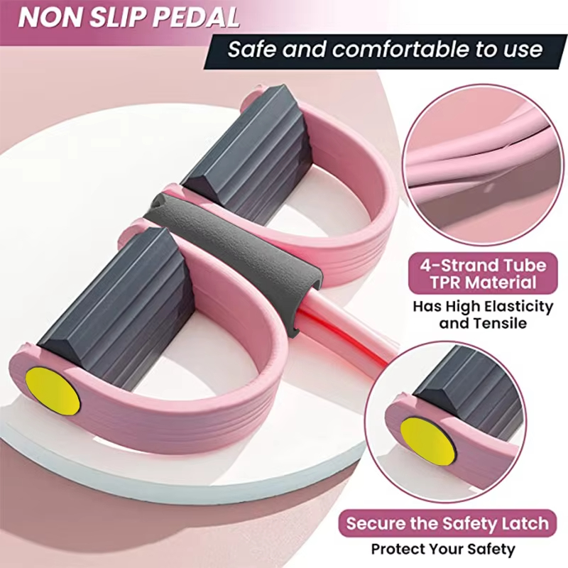 Gumy oporowe 4-tubowe z pedała – Yoga Pedal Puller Fitness Equipment recenzja i cena