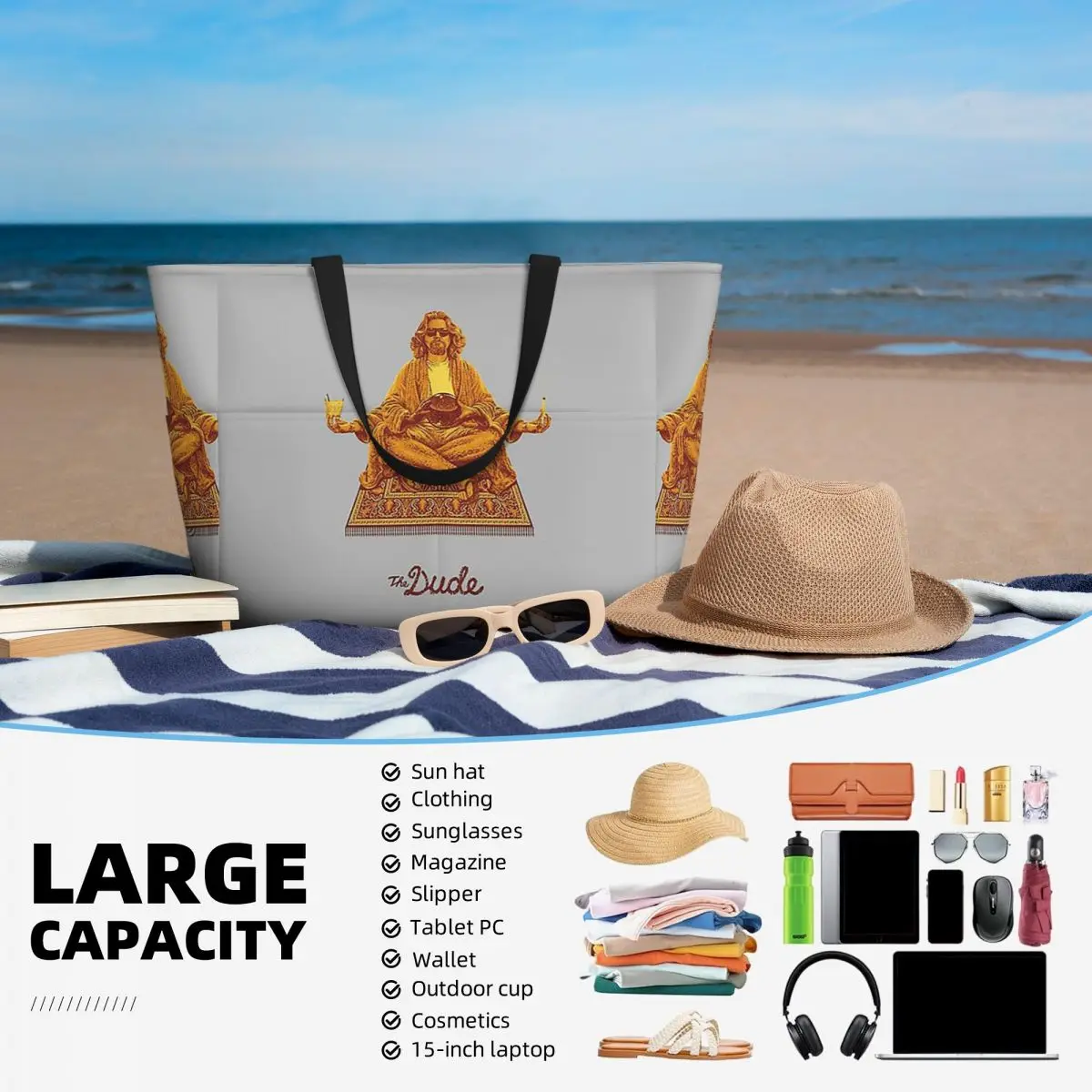 Torba plażowa The Dude Budha T – Yoga Fitness Dude recenzja i cena