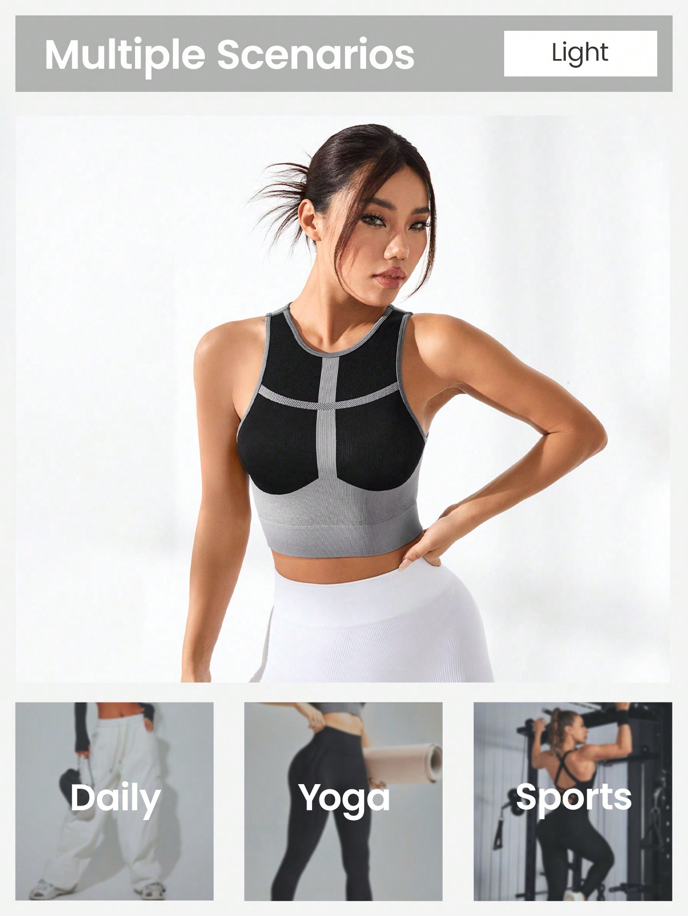 Damski top sportowy z blokami  – Yoga Blocks recenzja i cena