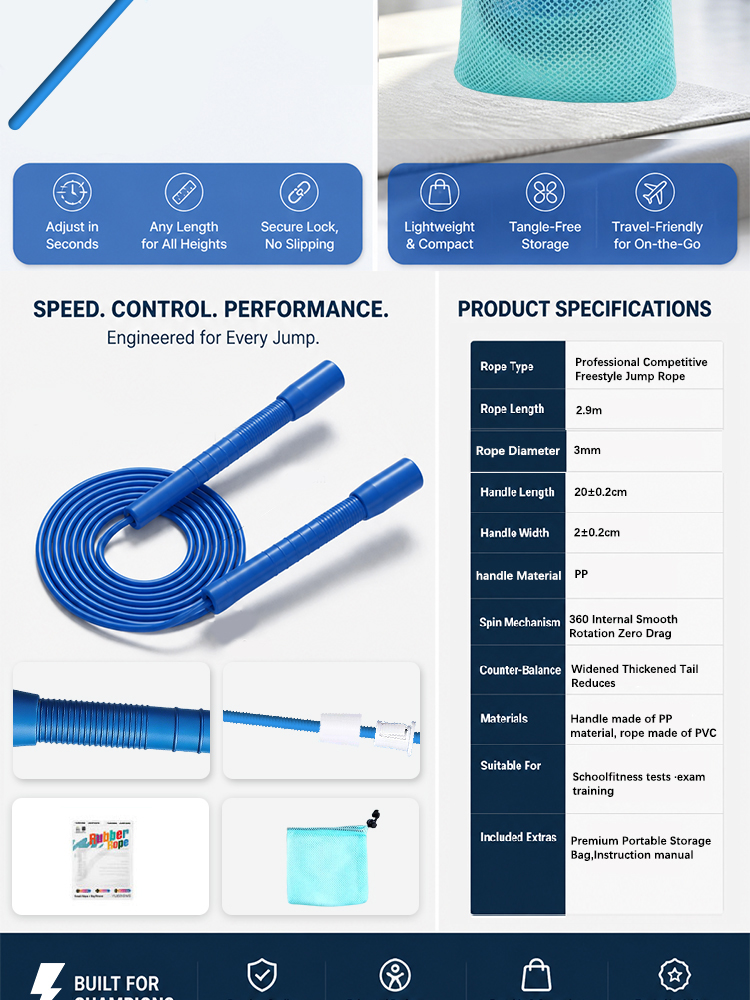 YUEDONG Szybka skakanka z regu – Speed Skipping Rope recenzja i cena