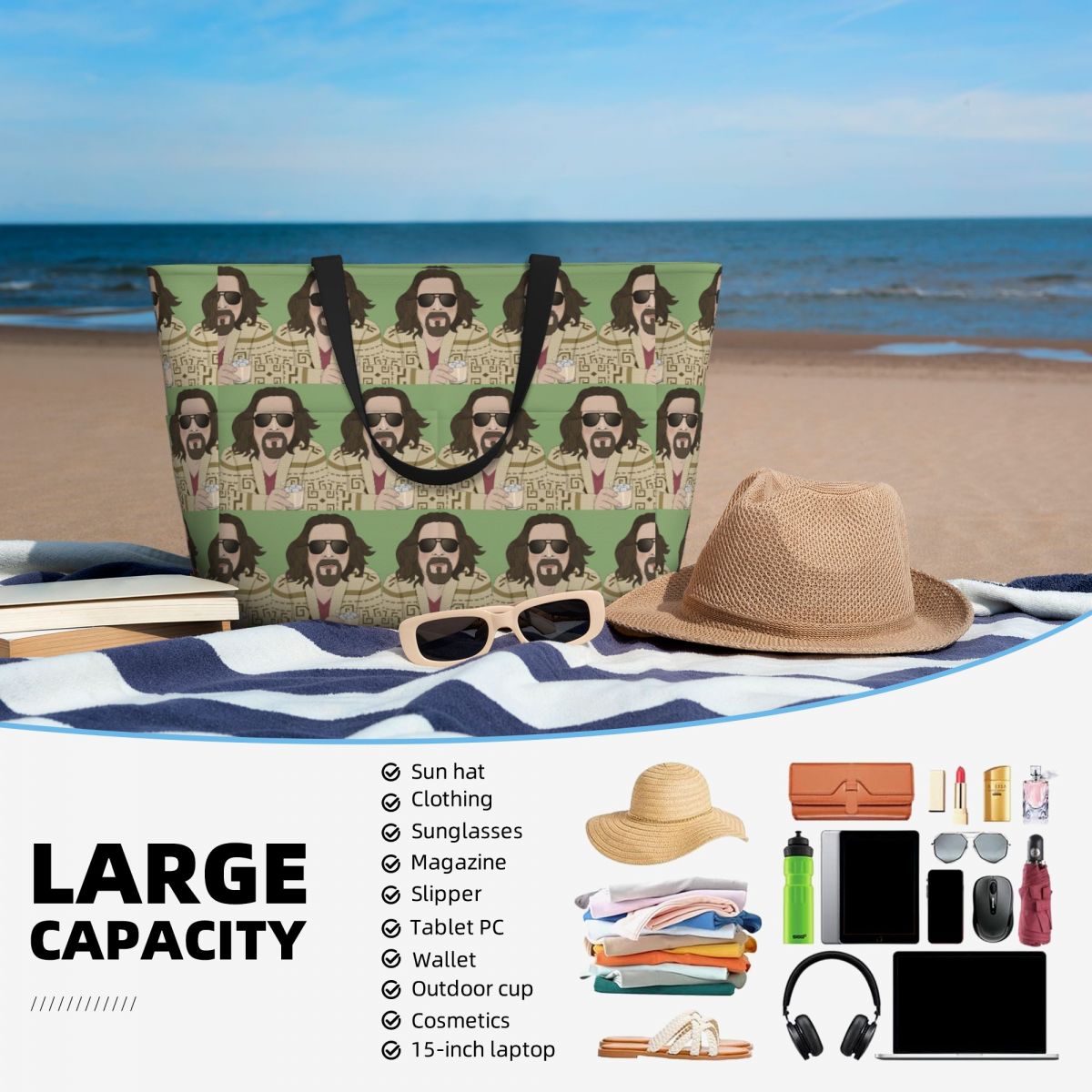 Torba plażowa The Dude - The B – Yoga Fitness Dude recenzja i cena