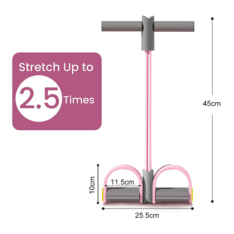 Gumy oporowe 4-rurkowe, pedał  – Yoga Pedal Puller Fitness Equipment recenzja i cena