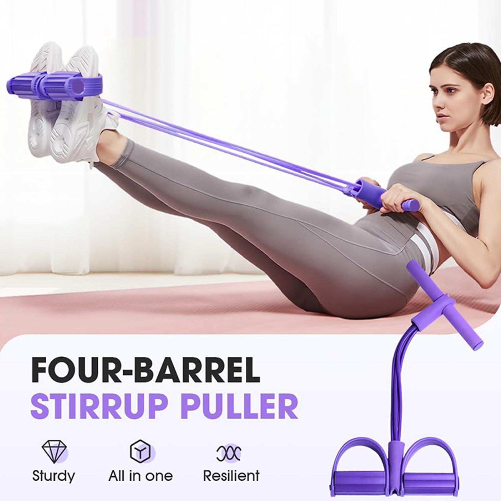 Gumy oporowe 4-rurkowe do jogi – Yoga Pedal Puller Fitness Equipment recenzja i cena