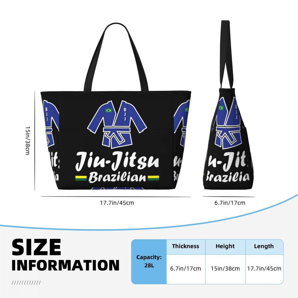 Torba plażowa Jiu-Jitsu, torba – Yoga Fitness Jiu Jitsu recenzja i cena