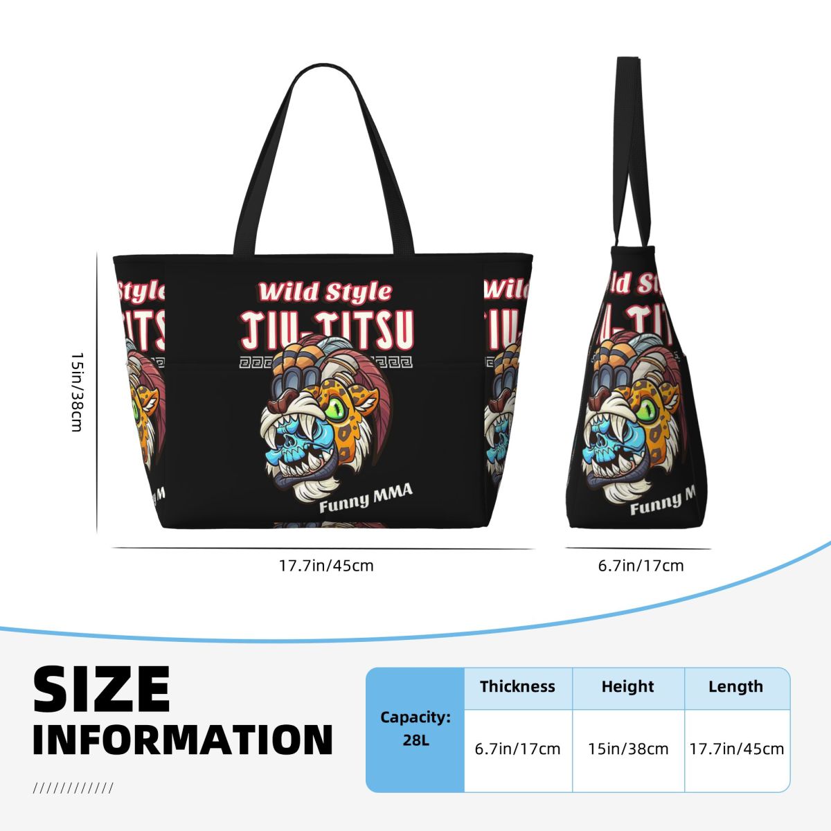 Torba plażowa Jiu Jitsu Tiger  – Yoga Fitness Jiu Jitsu recenzja i cena